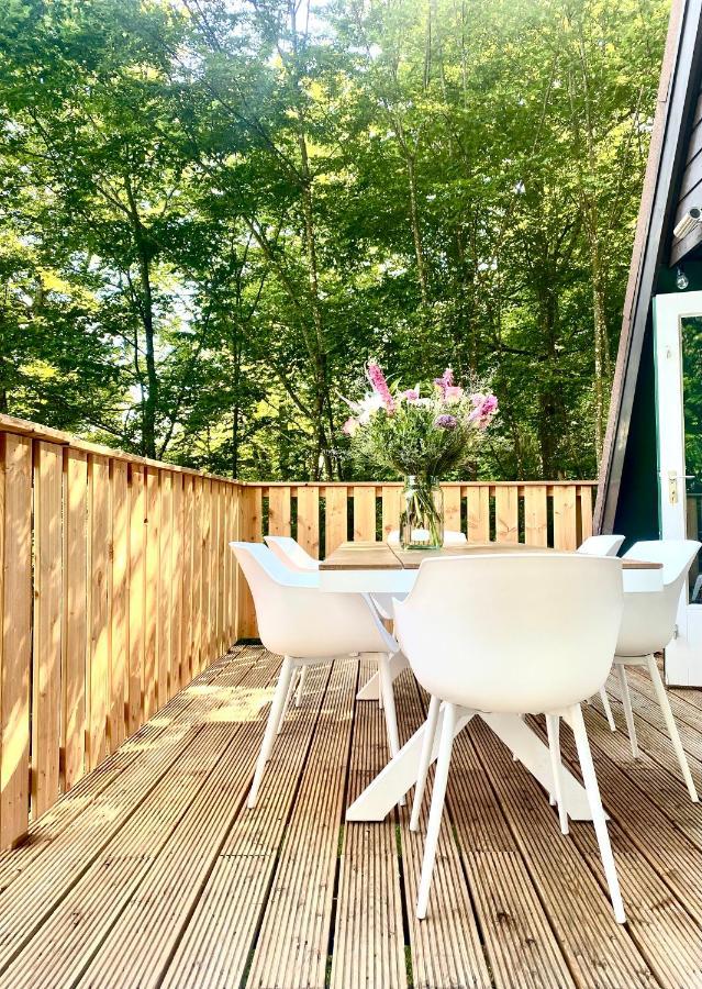 A- Frame Huisje Ardennen Durbuy Extérieur photo