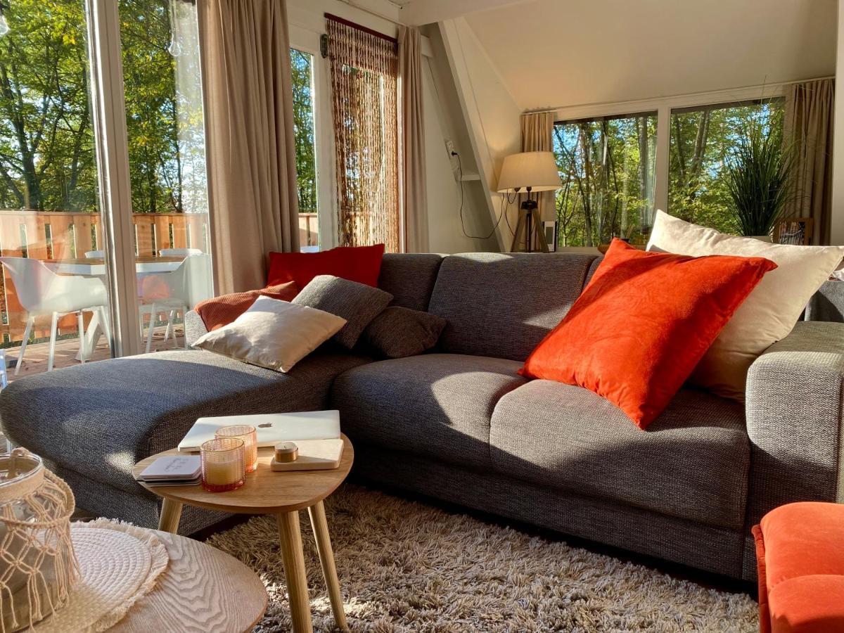 A- Frame Huisje Ardennen Durbuy Extérieur photo